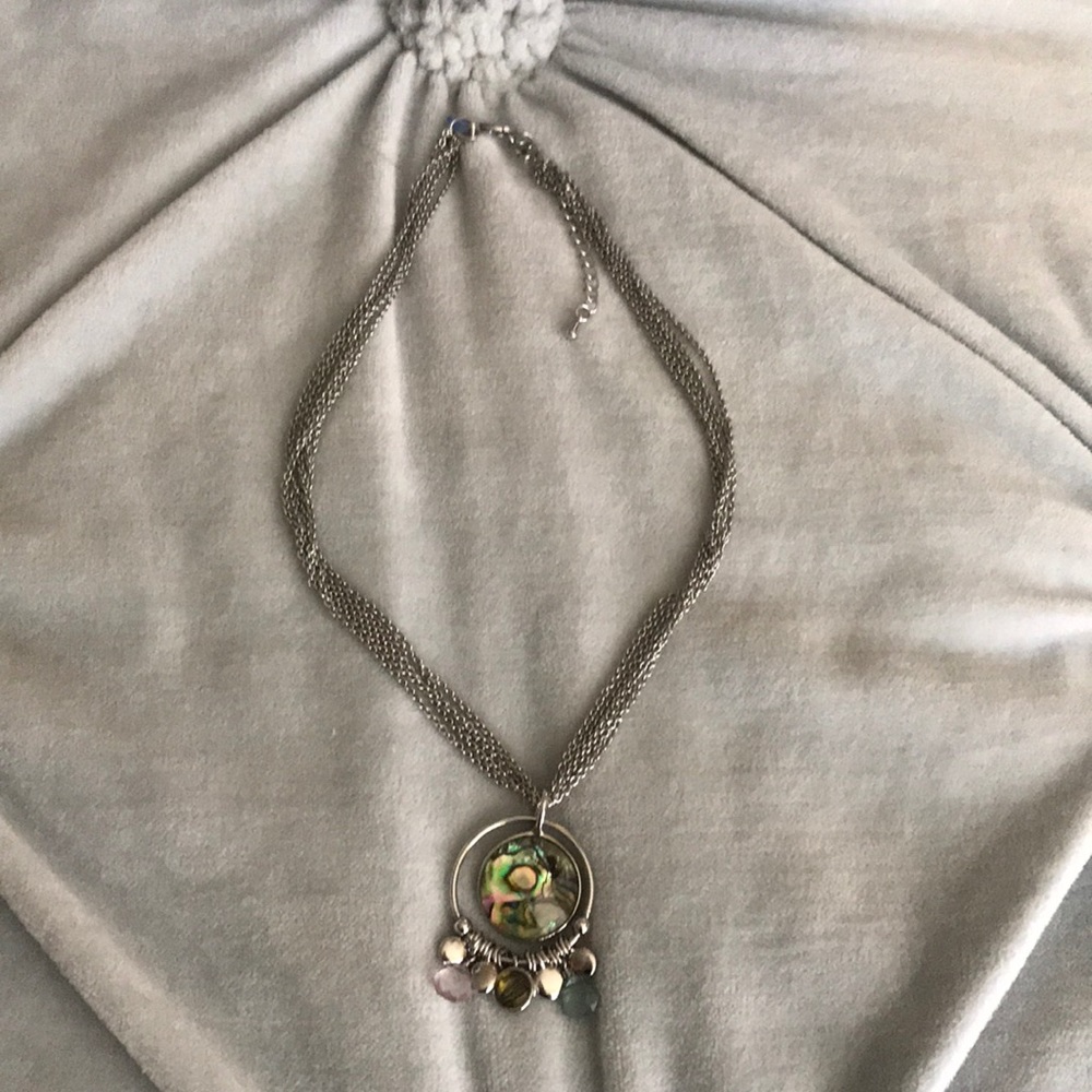 Lia Sophia Silver tone necklace